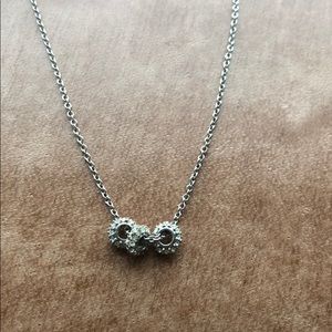 Banana republic silver necklace